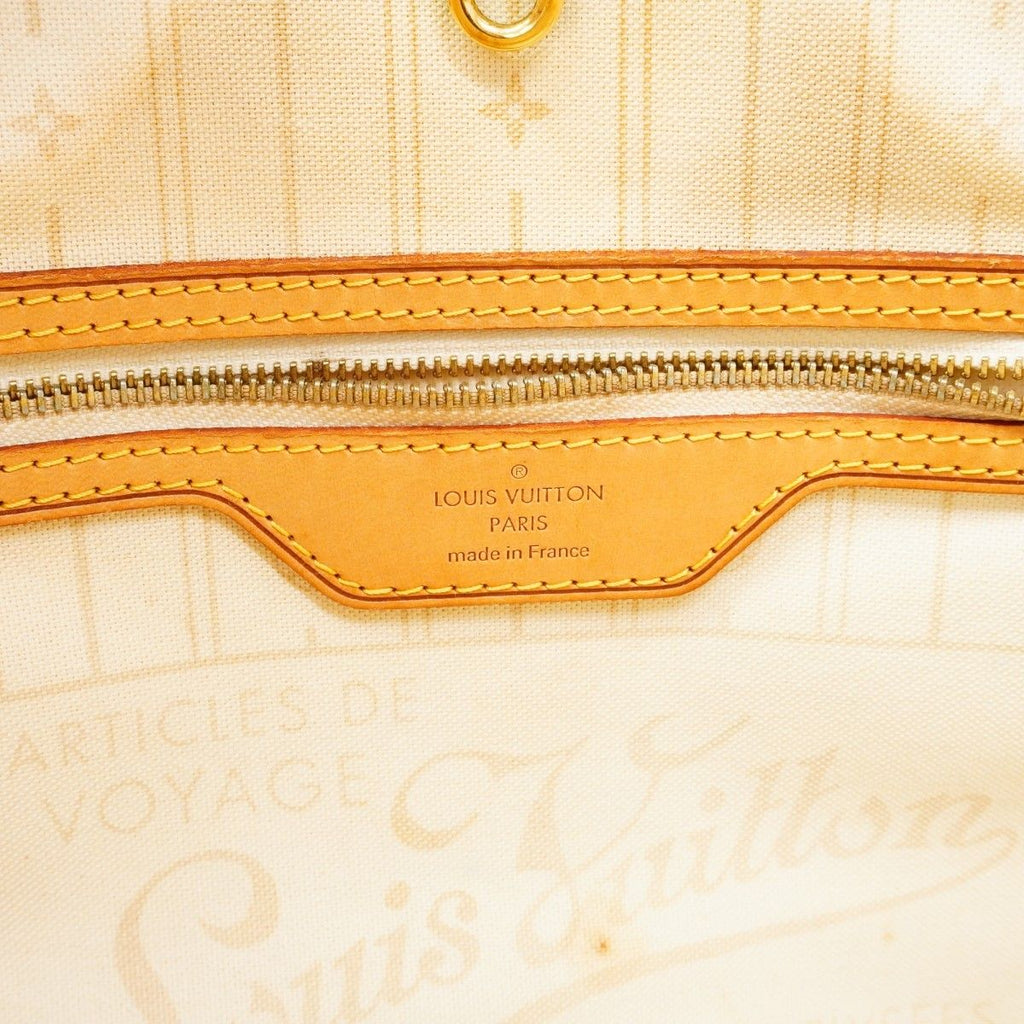Louis Vuitton Tote Damier Azur Neverfull PM White — view 5