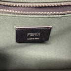 Fendi Shoulder Bag Bucket Messenger Leather Purple Silver — view 5
