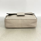 Fendi Shoulder Bag Bucket Messenger Leather Purple Silver — view 3