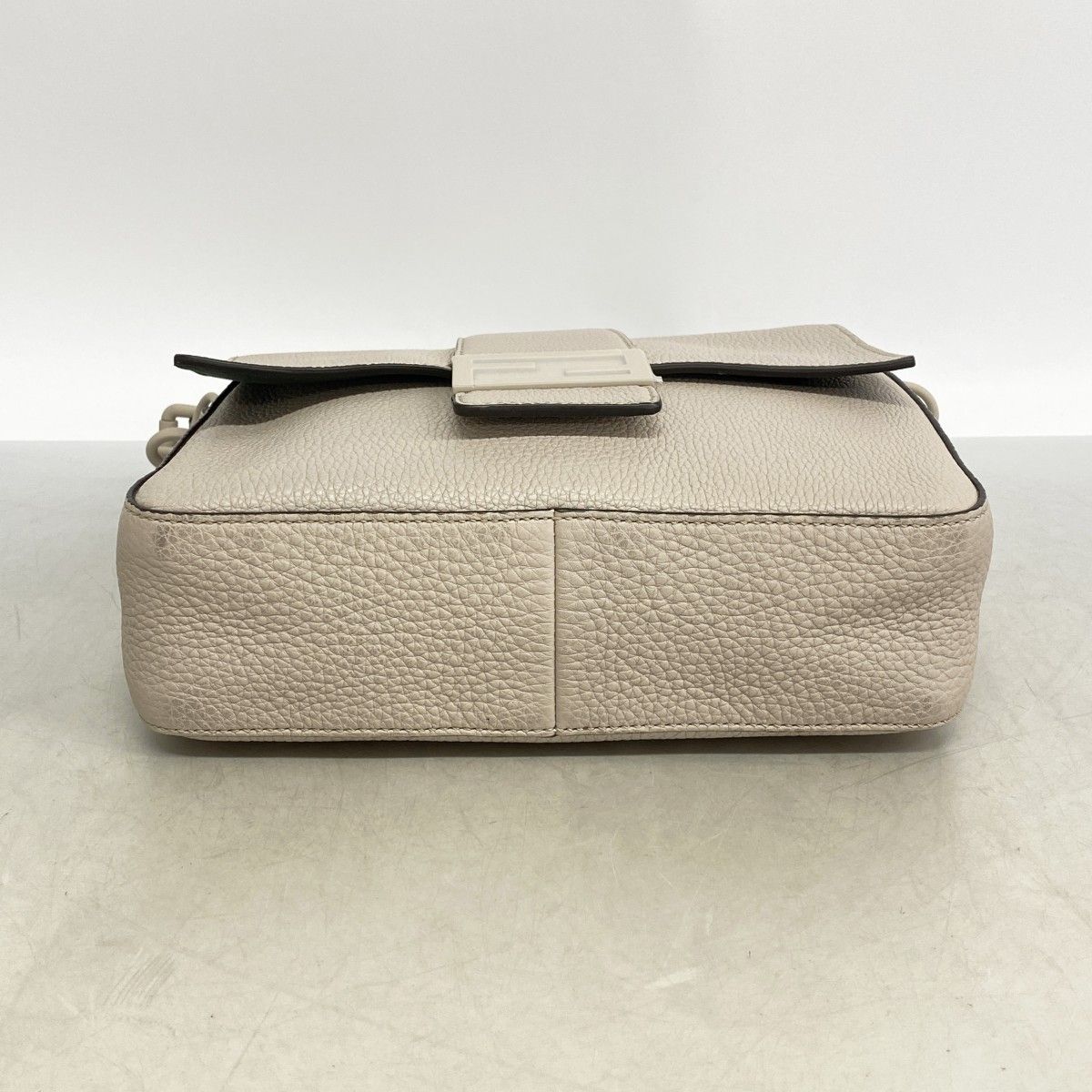 Fendi Shoulder Bag Bucket Messenger Leather Purple Silver — view 3