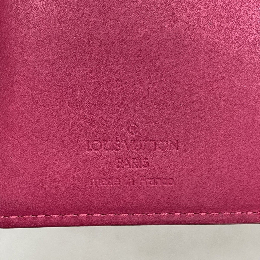 Louis Vuitton Wallet Vernis Portefeuille Viennois Rose Pop — view 4