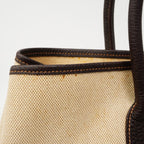 Hermes Tote Garden Party PM Toile Ash Brown Silver — view 8