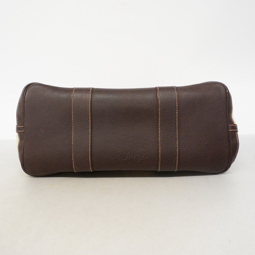 Hermes Tote Garden Party PM Toile Ash Brown Silver — view 3