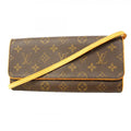 Louis Vuitton Shoulder Bag Monogram Pochette Twin GM Brown