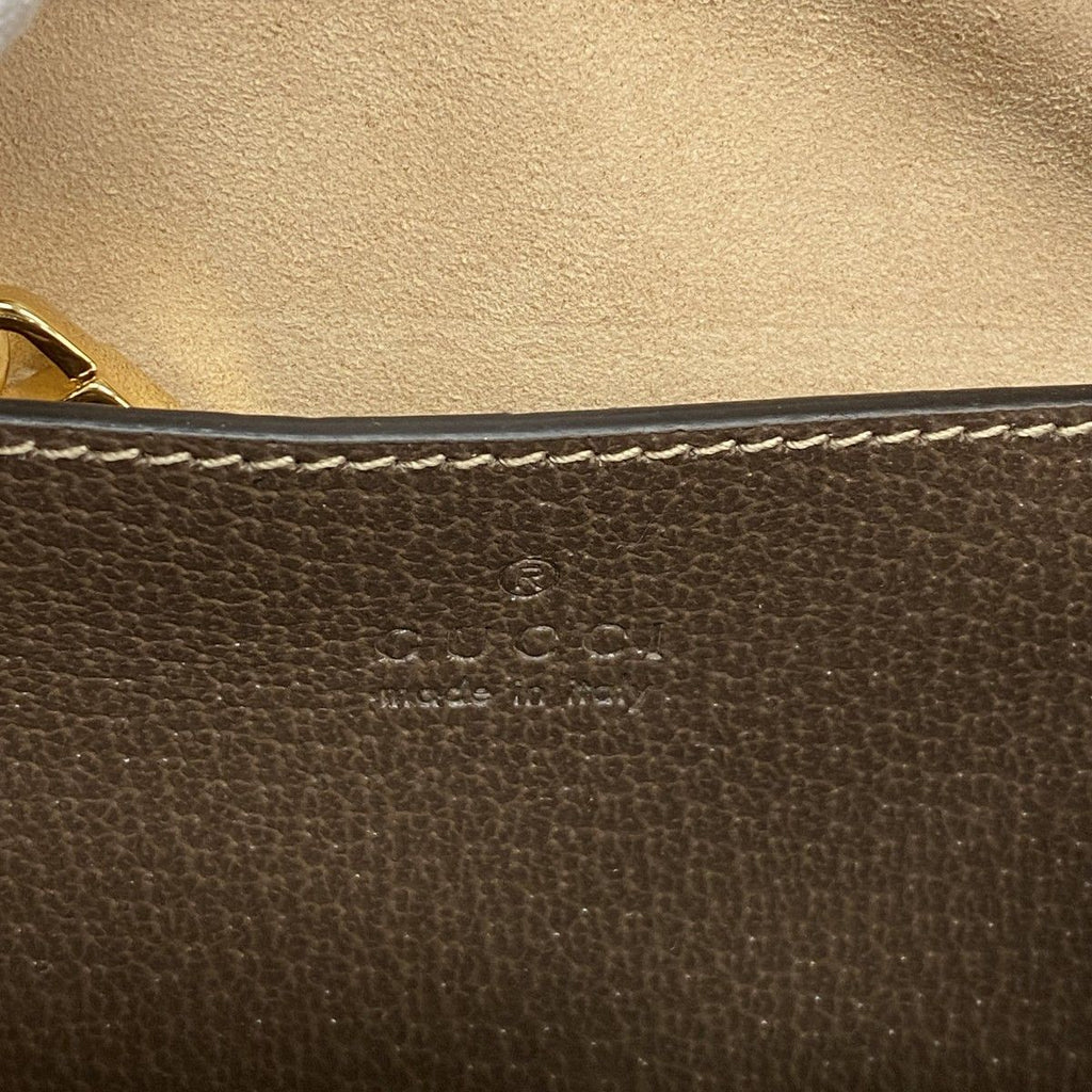 Gucci Shoulder Bag Ophidia Brown Gold — view 5