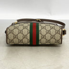 Gucci Shoulder Bag Ophidia Brown Gold — view 3