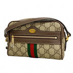 Gucci Shoulder Bag Ophidia Brown Gold