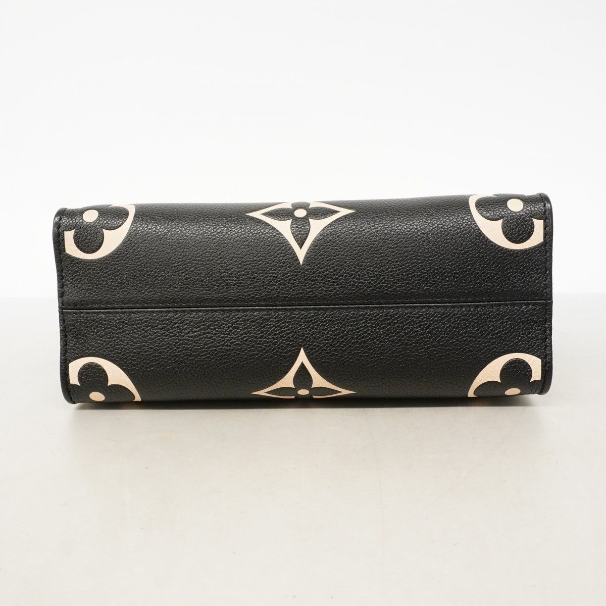 Louis Vuitton Handbag Monogram Empreinte Bicolor On The Go PM Black Beige 2-Way — view 3