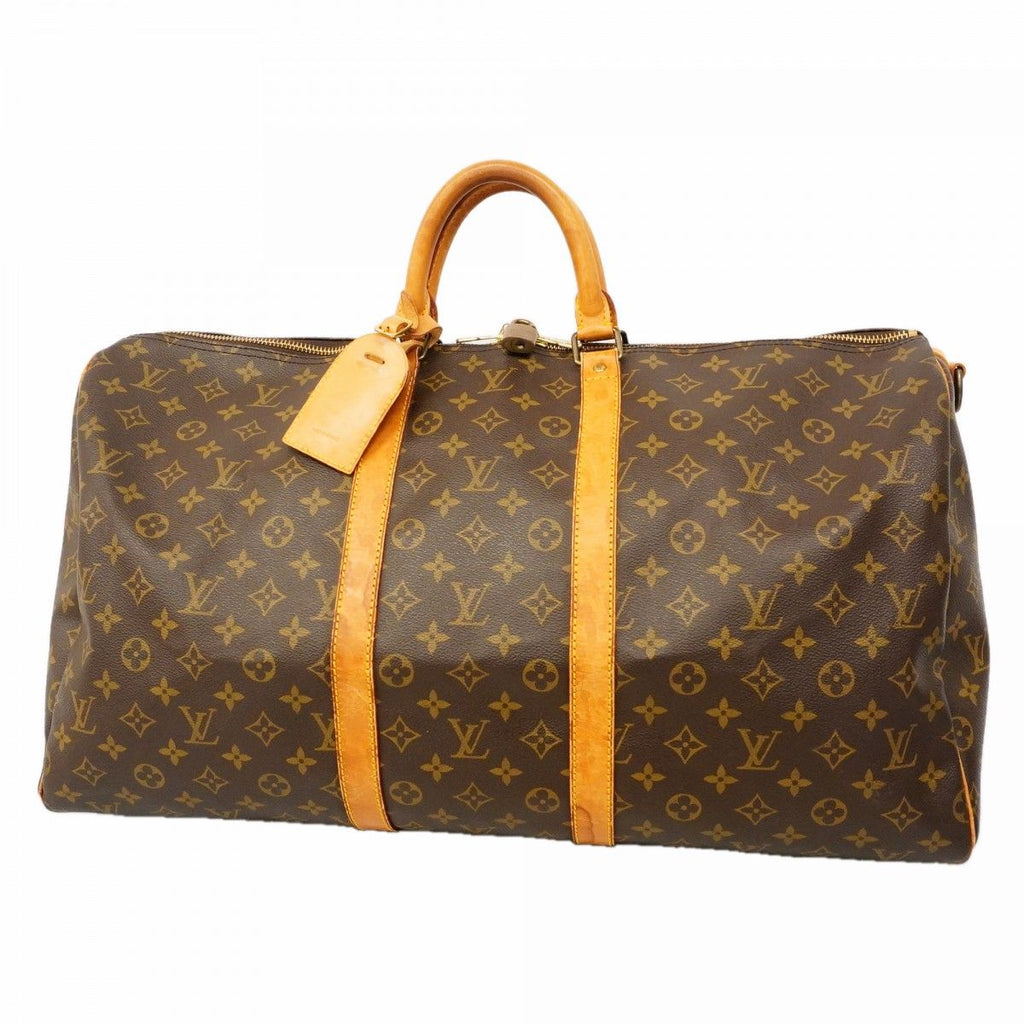Louis Vuitton Boston Bag Monogram Keepall Bandouliere 55 Brown