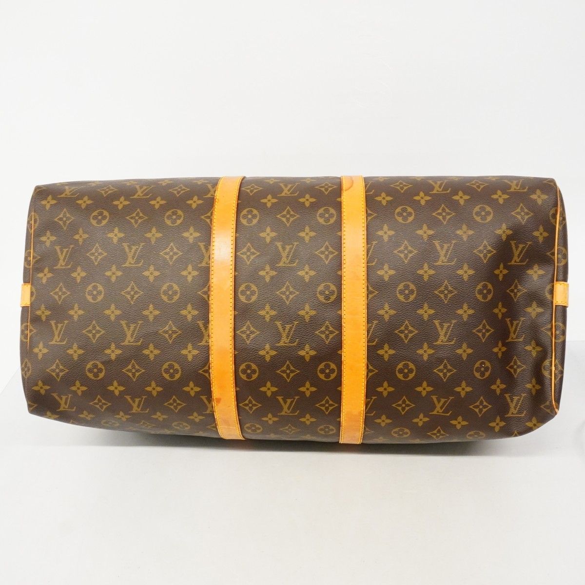 Louis Vuitton Boston Bag Monogram Keepall Bandouliere 55 Brown — view 3