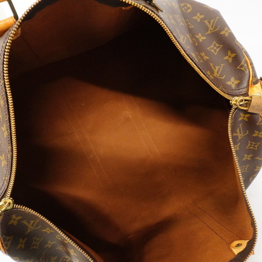 Louis Vuitton Boston Bag Monogram Keepall Bandouliere 55 Brown — view 4