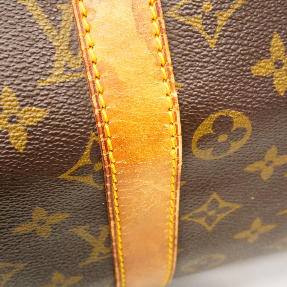 Louis Vuitton Boston Bag Monogram Keepall Bandouliere 55 Brown — view 7