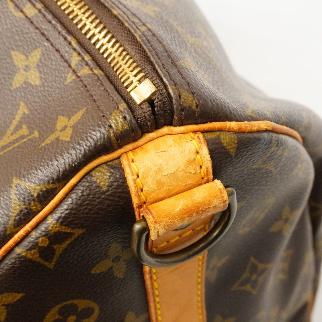 Louis Vuitton Boston Bag Monogram Keepall Bandouliere 55 Brown — view 6