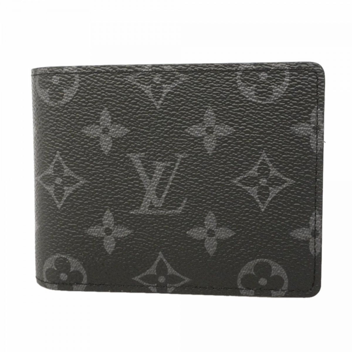 Louis Vuitton Wallet Monogram Eclipse Portefeuille Multiple Black