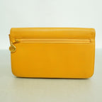 Chanel Wallet Caviar Leather Yellow Gold — view 8