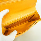 Chanel Wallet Caviar Leather Yellow Gold — view 3