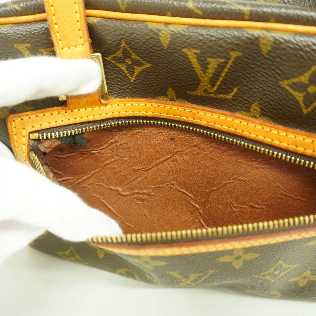 Louis Vuitton Shoulder Bag Monogram Cite MM Brown — view 7