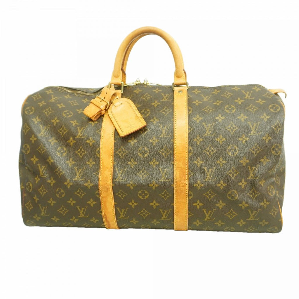 Louis Vuitton Boston Bag Monogram Keepall 50 Brown
