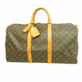 Louis Vuitton Boston Bag Monogram Keepall 50 Brown