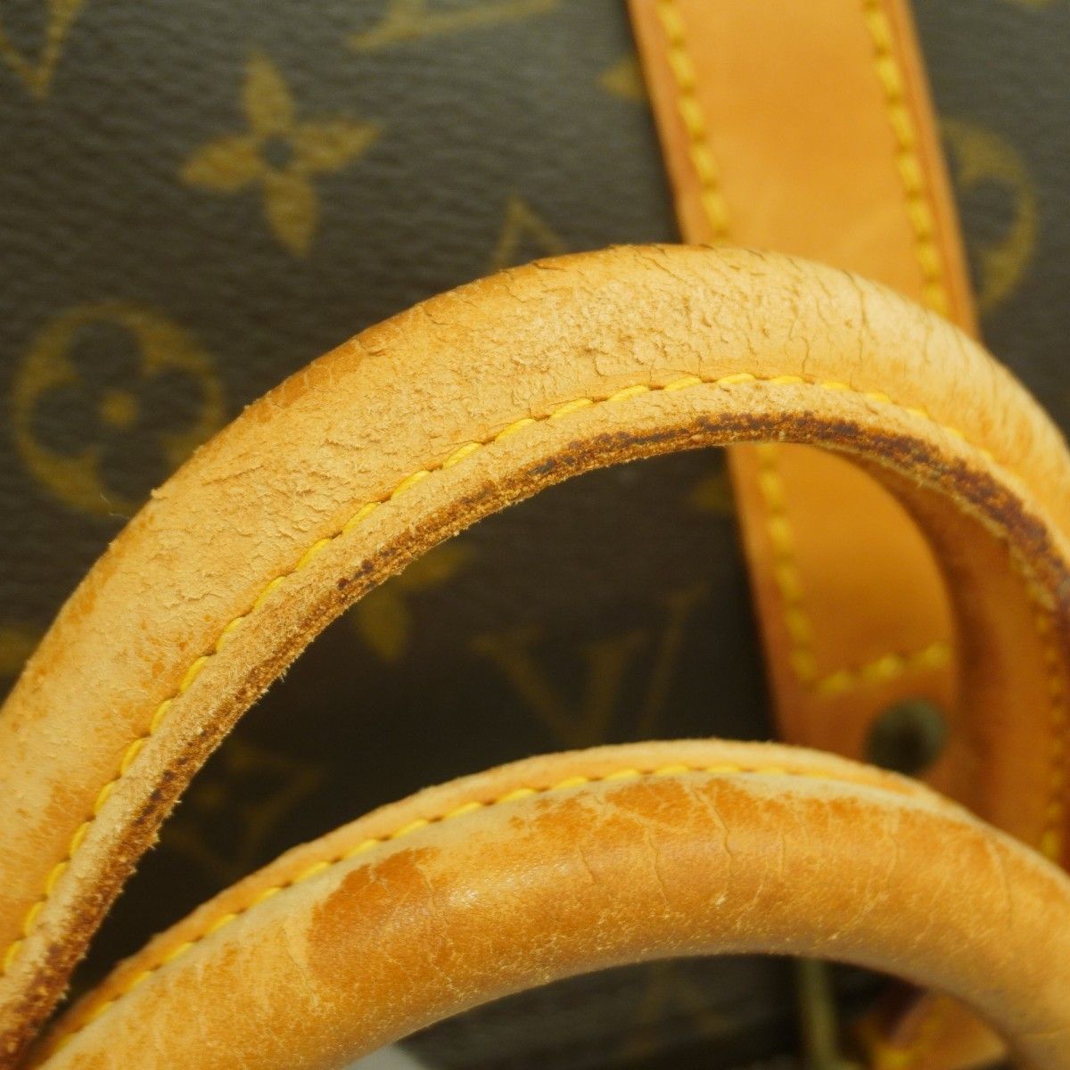 Louis Vuitton Boston Bag Monogram Keepall 50 Brown — view 9