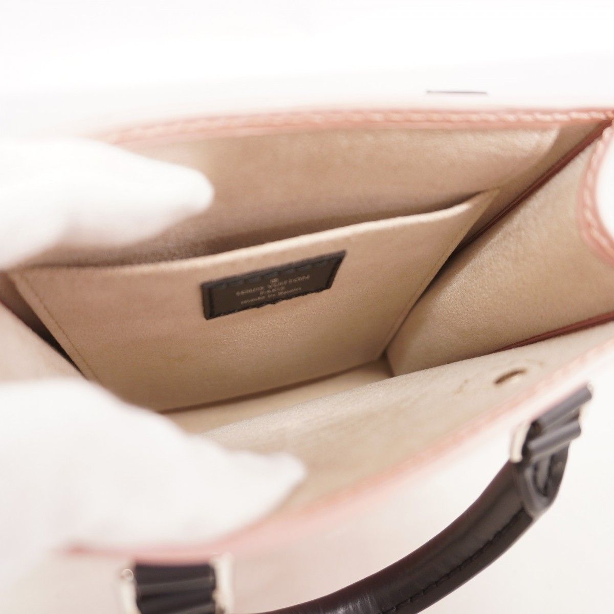Louis Vuitton Handbag Epi Petite Sac Plat Rose Ballerine 2-Way — view 4