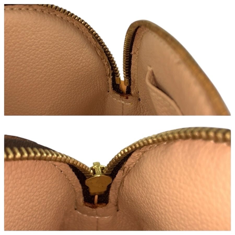 Louis Vuitton Monogram Pochette Cosmetic PM Brown Gold Pouch Makeup — view 6