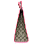 Gucci Children's GG Supreme Strawberry Tote Beige — view 3