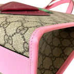 Gucci Children's GG Supreme Strawberry Tote Beige — view 7