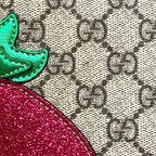 Gucci Children's GG Supreme Strawberry Tote Beige — view 5