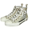 Dior Homme Oblique High Cut Sneakers 42 White