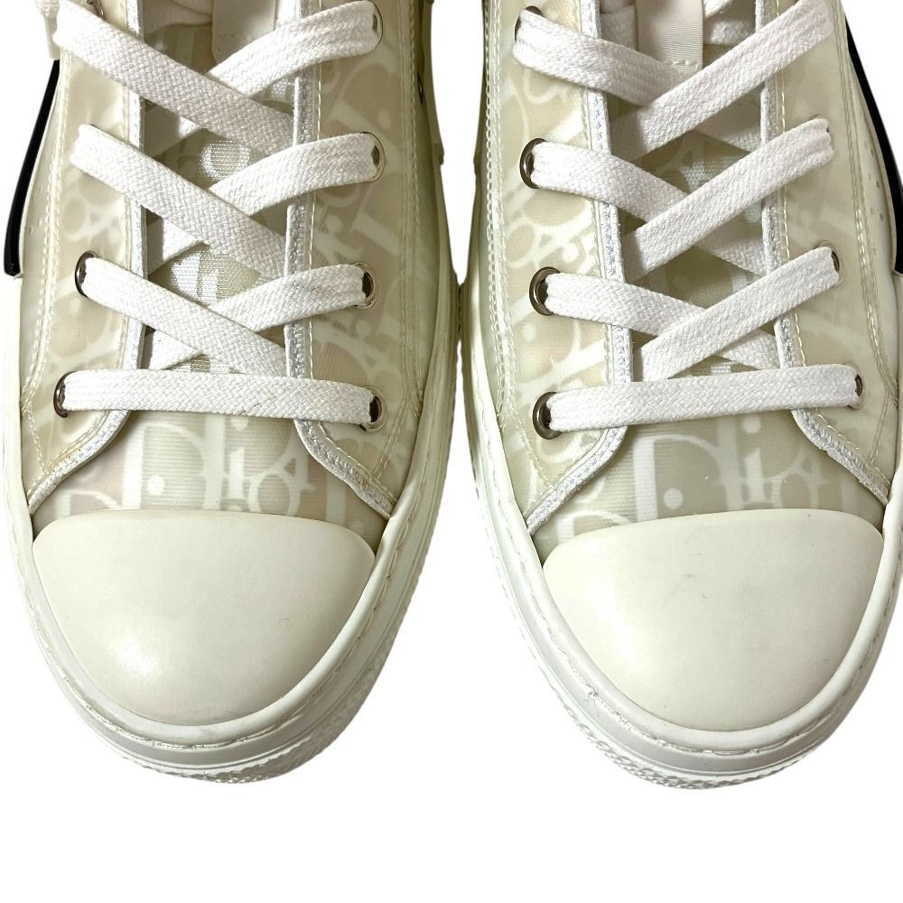 Dior Homme Oblique High Cut Sneakers 42 White — view 4