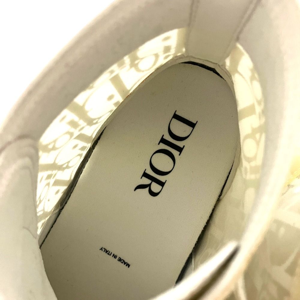 Dior Homme Oblique High Cut Sneakers 42 White — view 5