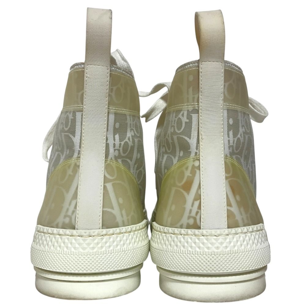 Dior Homme Oblique High Cut Sneakers 42 White — view 3