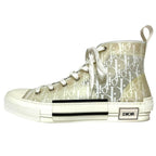 Dior Homme Oblique High Cut Sneakers 42 White — view 2