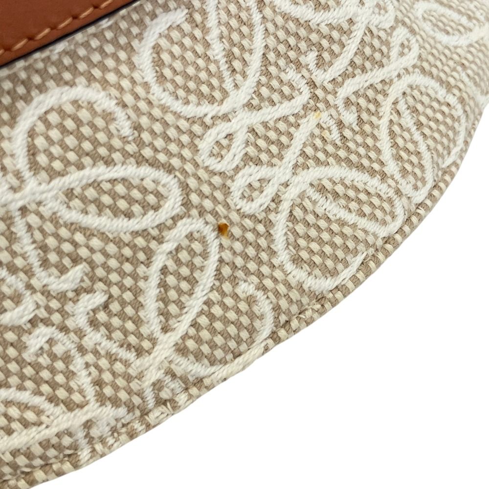 Loewe Anagram Jacquard Bucket Hat 59 Beige White — view 9