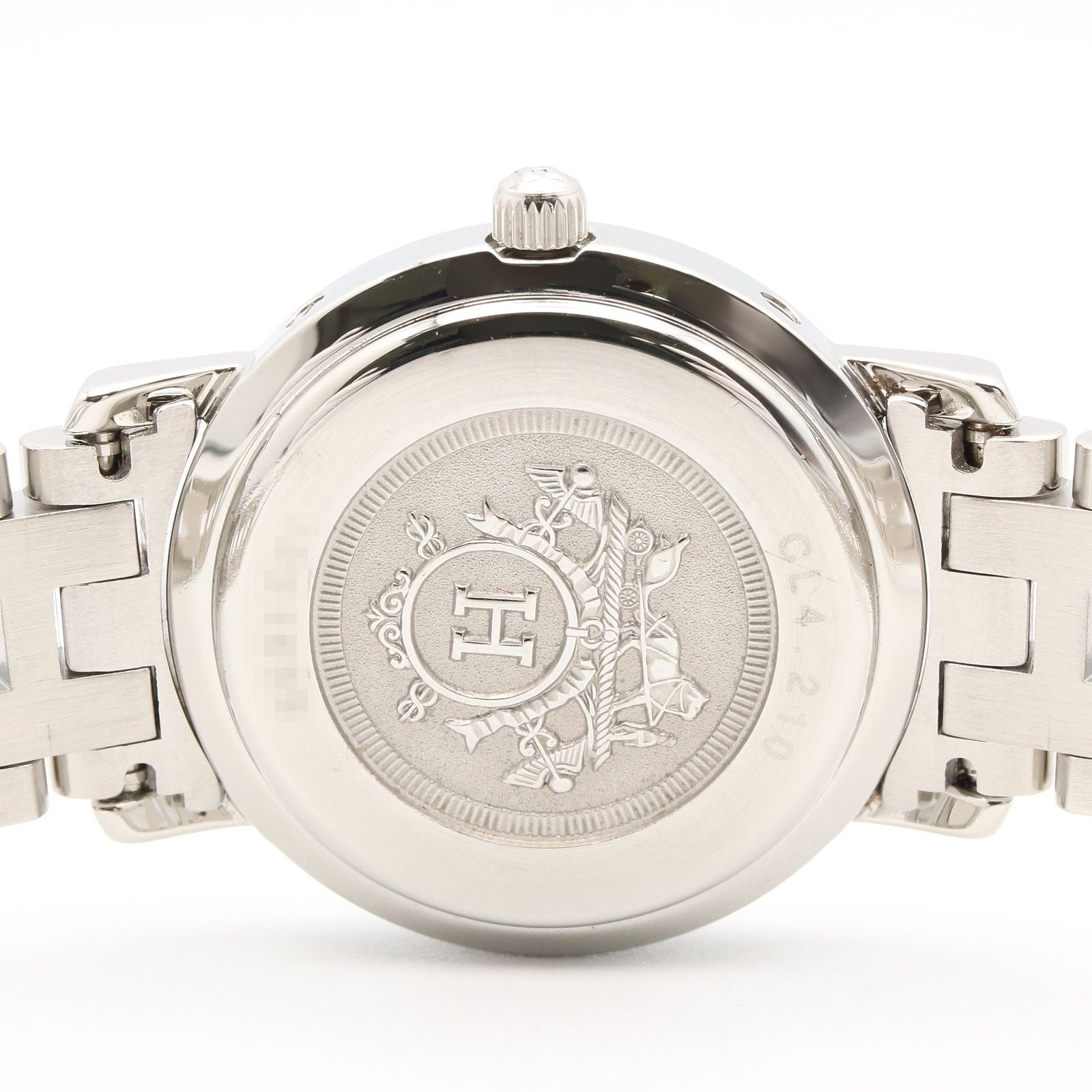 Hermes Watch Clipper White Stainless Steel — view 5