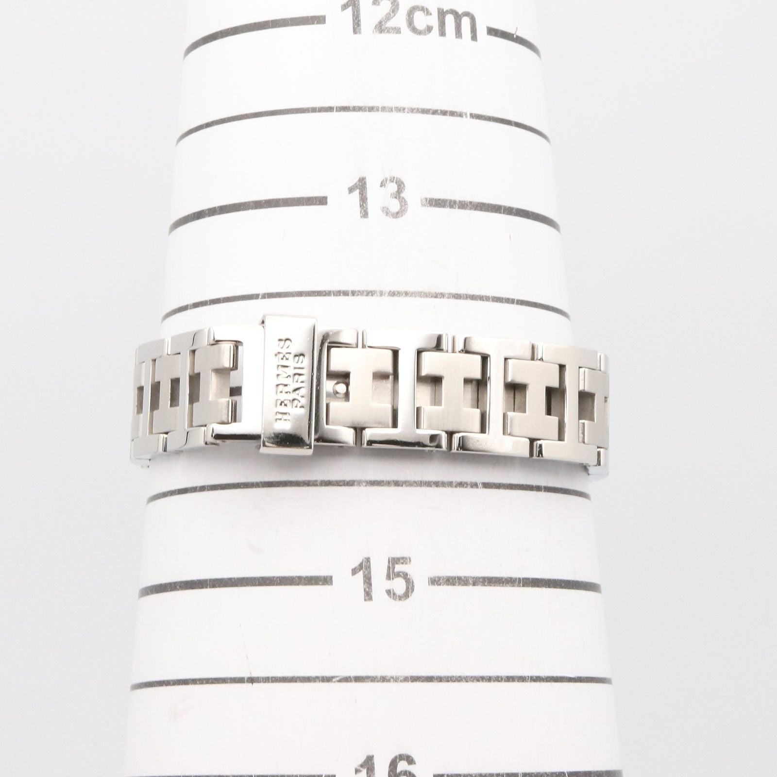 Hermes Watch Clipper White Stainless Steel — view 7
