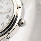 Hermes Watch Clipper White Stainless Steel — view 6