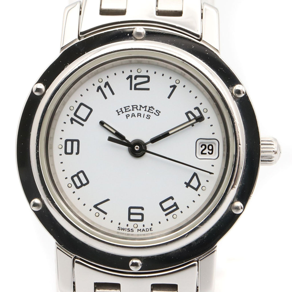 Hermes Watch Clipper White Stainless Steel — view 3