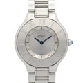 Cartier Watch Must 21 LM Silver Stainless Steel