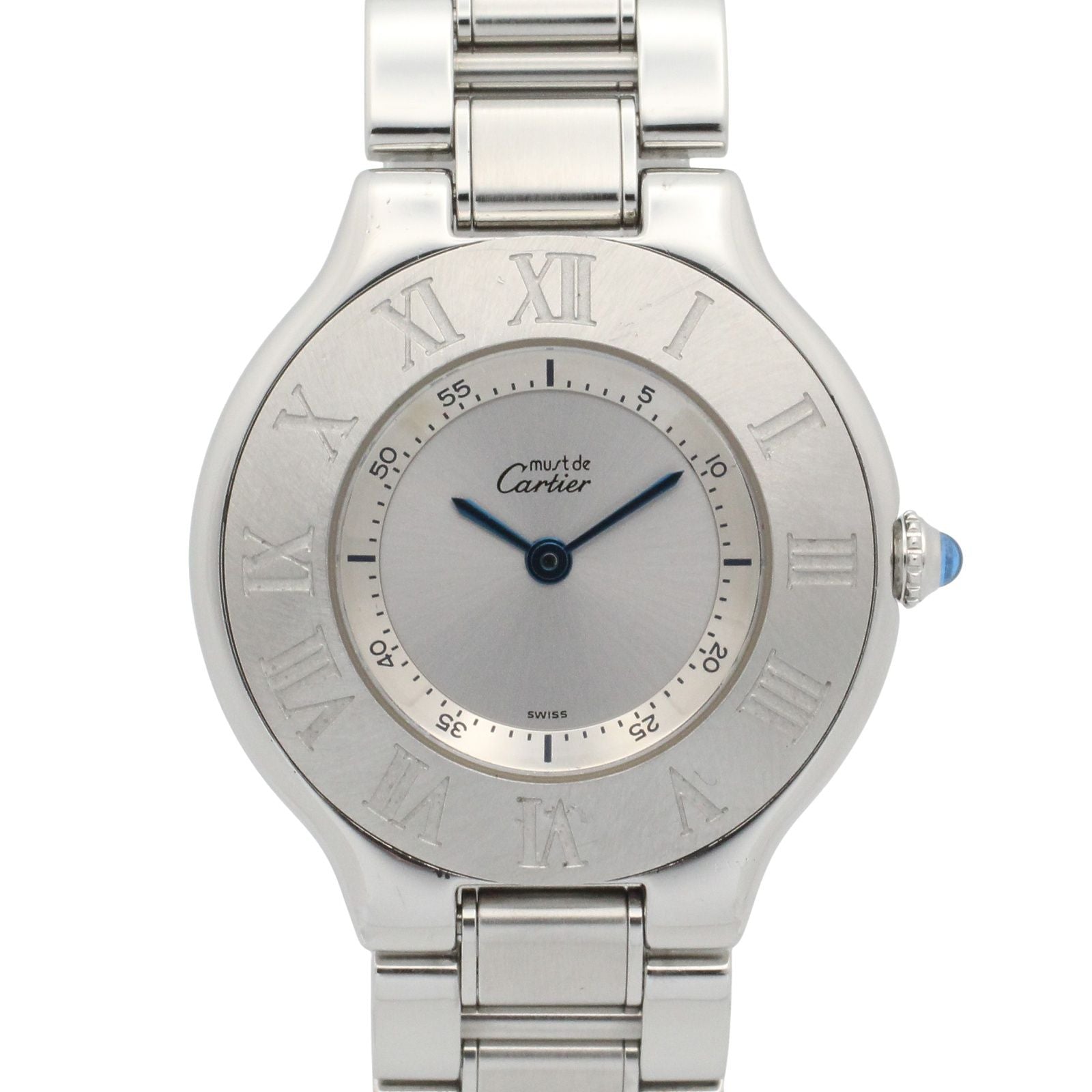 Cartier Watch Must 21 LM Silver Stainless Steel