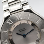 Cartier Watch Must 21 LM Silver Stainless Steel — view 9