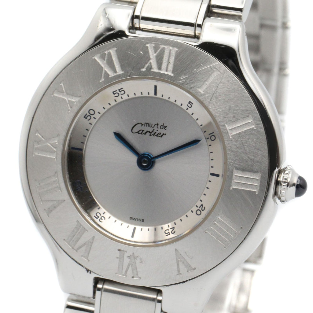 Cartier Watch Must 21 LM Silver Stainless Steel — view 3