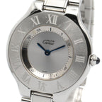 Cartier Watch Must 21 LM Silver Stainless Steel — view 3