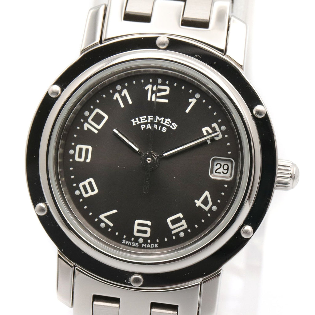 Hermes Watch Clipper Gray Stainless Steel — view 3