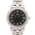 Hermes Watch Clipper Gray Stainless Steel