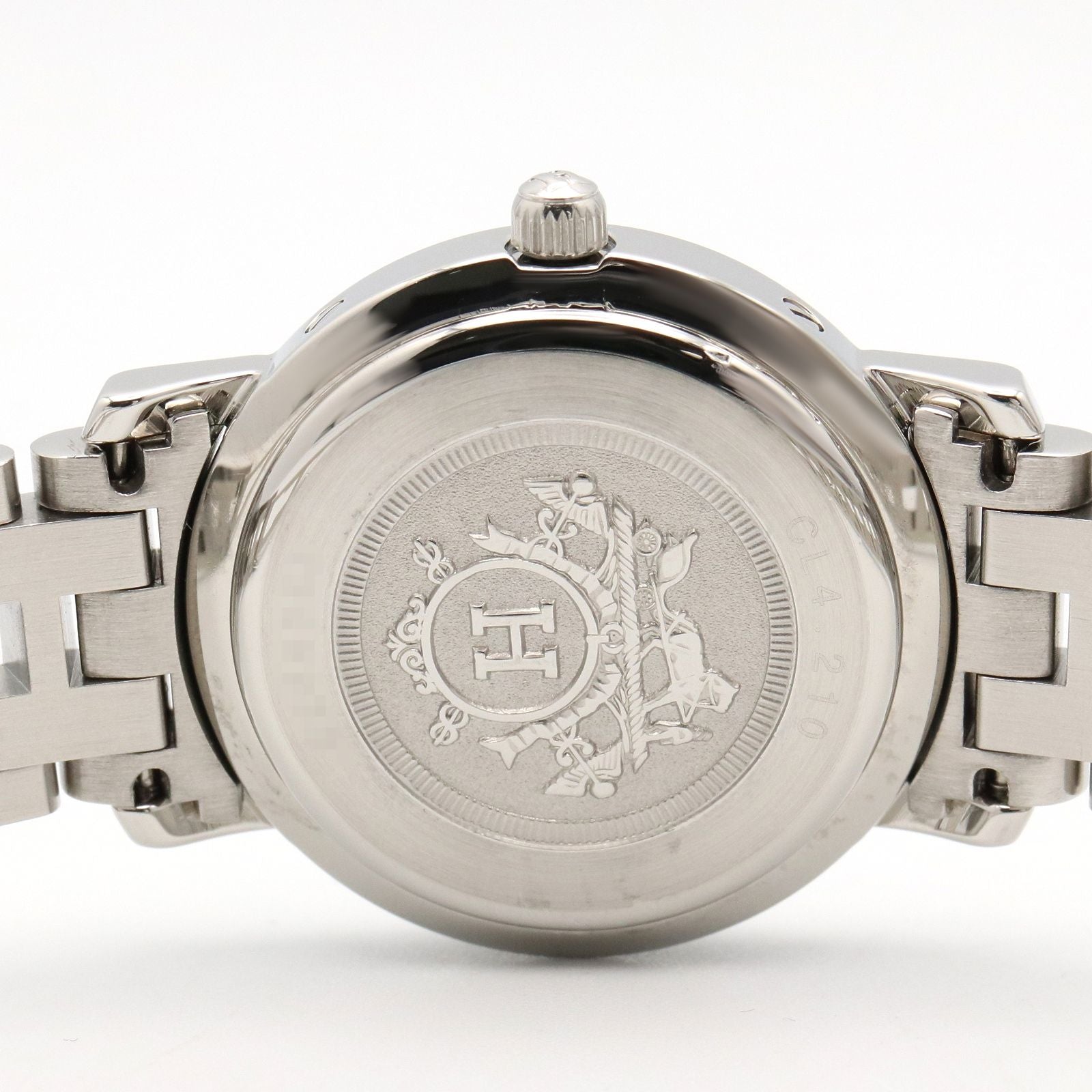 Hermes Watch Clipper Gray Stainless Steel — view 5