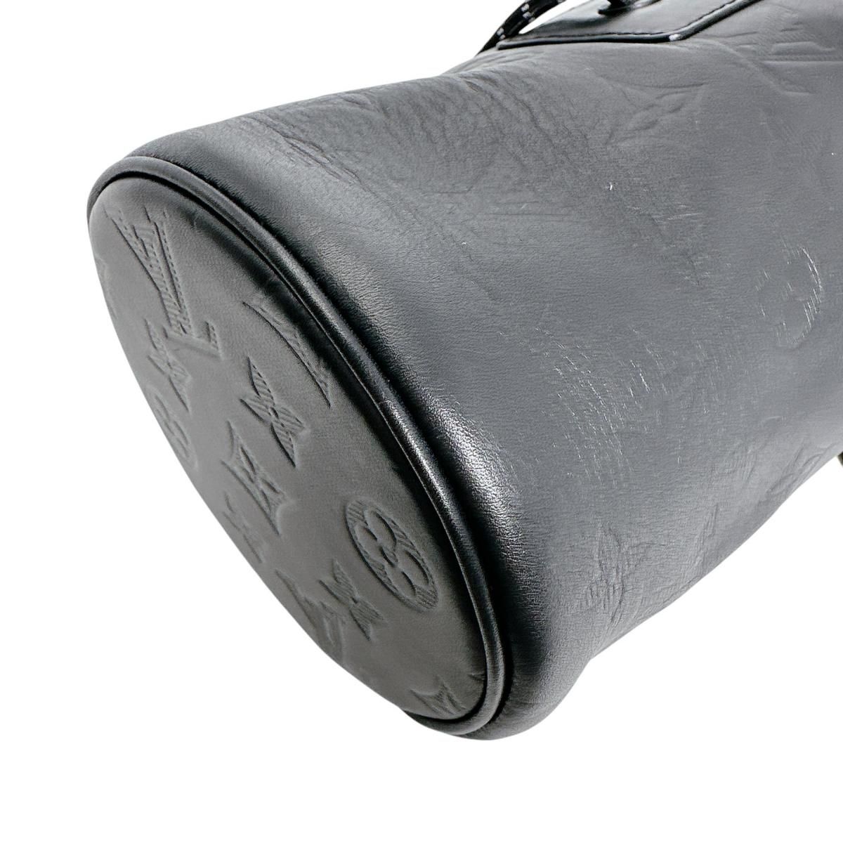 Louis Vuitton Monogram Choc Nano Shadow Shoulder Bag Black — view 8