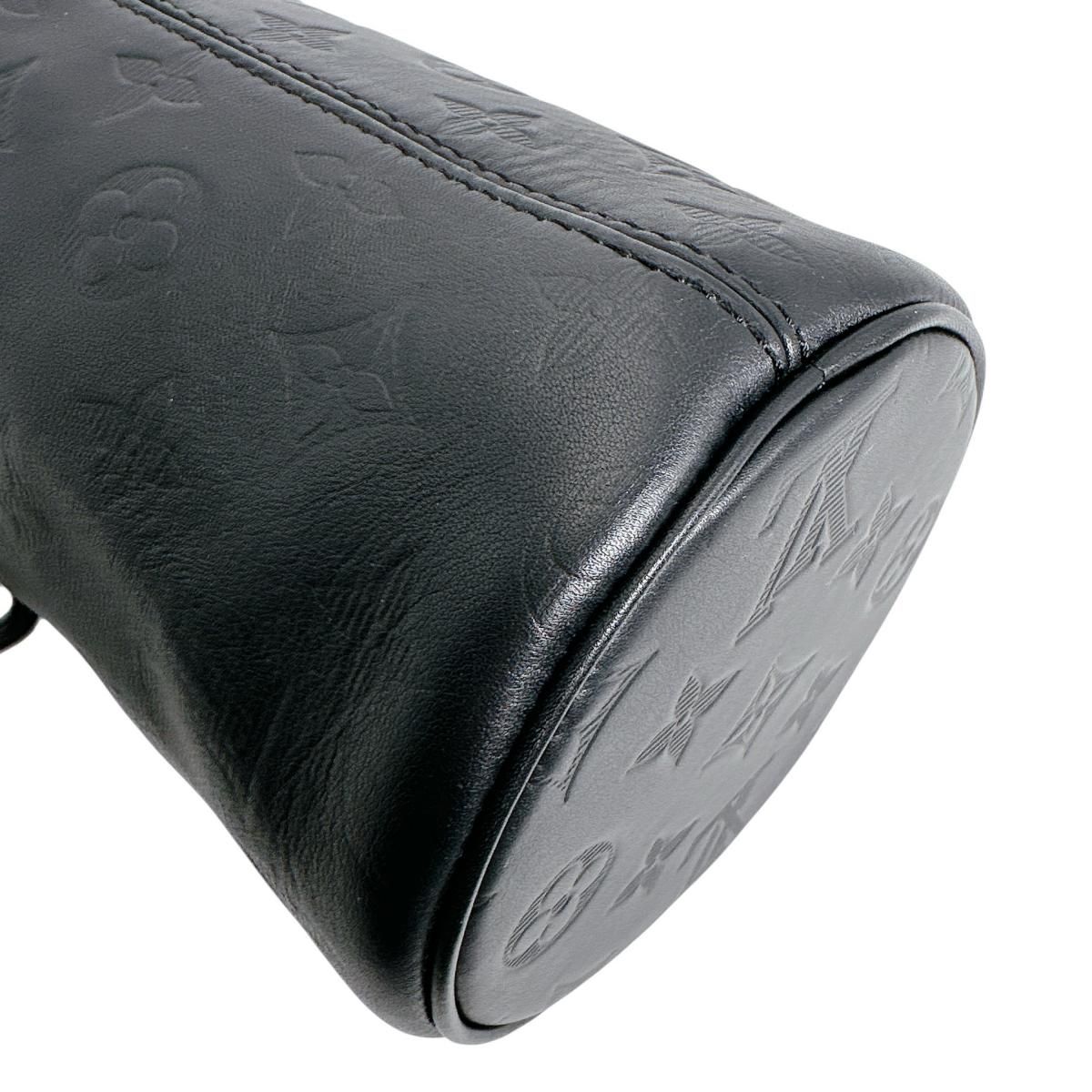 Louis Vuitton Monogram Choc Nano Shadow Shoulder Bag Black — view 9