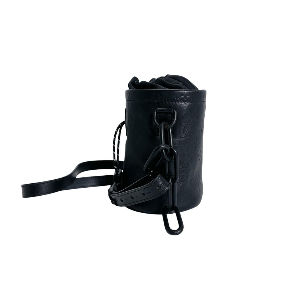 Louis Vuitton Monogram Choc Nano Shadow Shoulder Bag Black — view 5